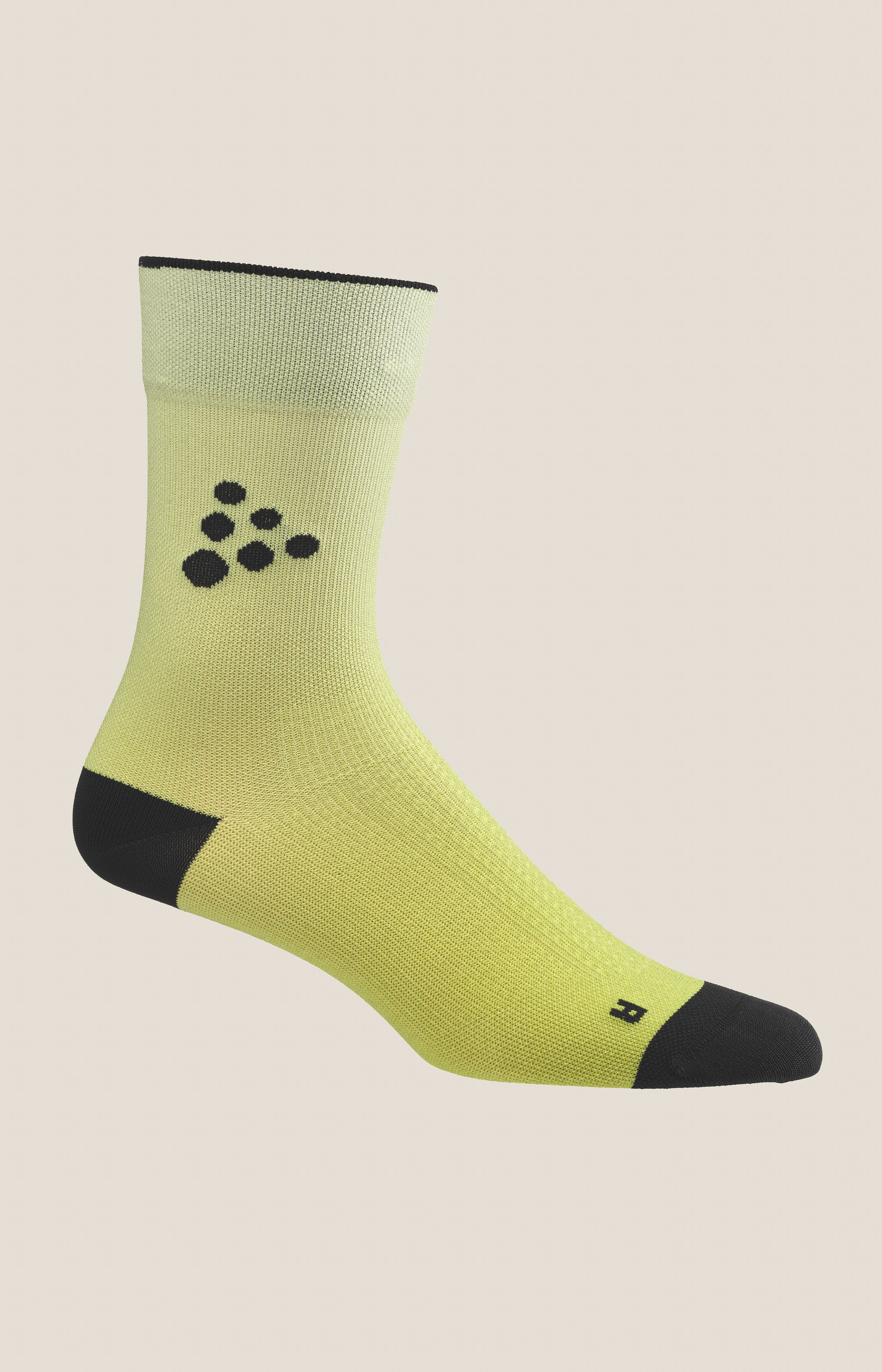 CRAFT - Running Socks - Unisex - 43/45 - Green - Craft Sportswear PRO Hypervent Print Sock