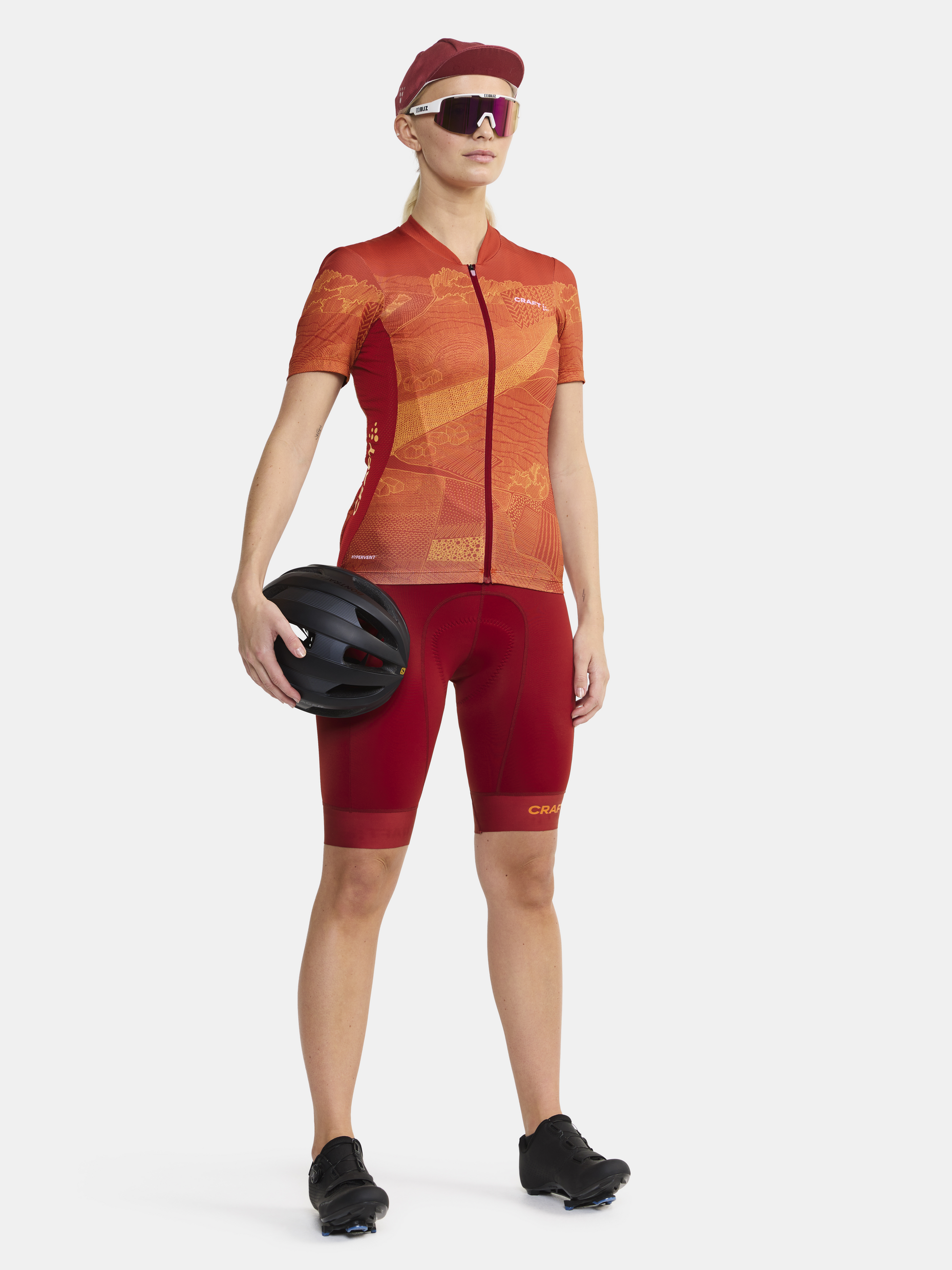 CRAFT - Fietstrui - Vrouw - L - Rood - ADV Endur Graphic Jersey W