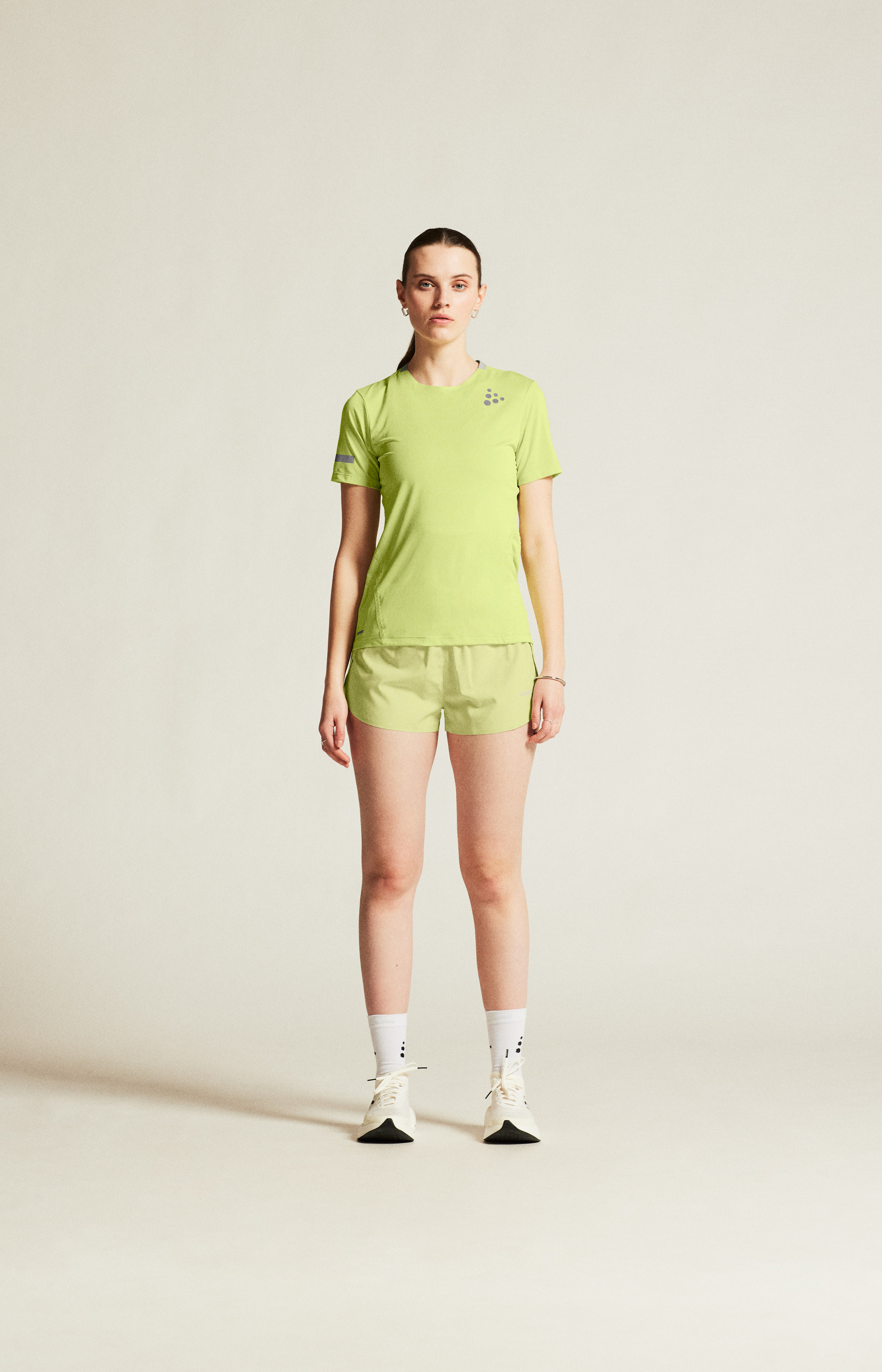 CRAFT - Running Shirt - Female - XS - Green - Craft Sportswear PRO Hypervent Tee 2 W