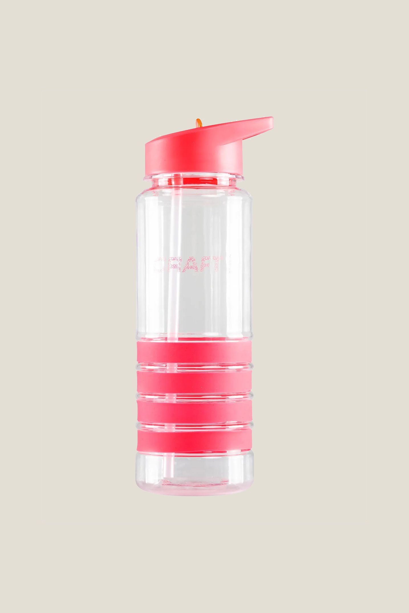CRAFT - Water Bottle - Unisex - ONESIZE - Pink - Craft Sportswear Transparent Waterbottle
