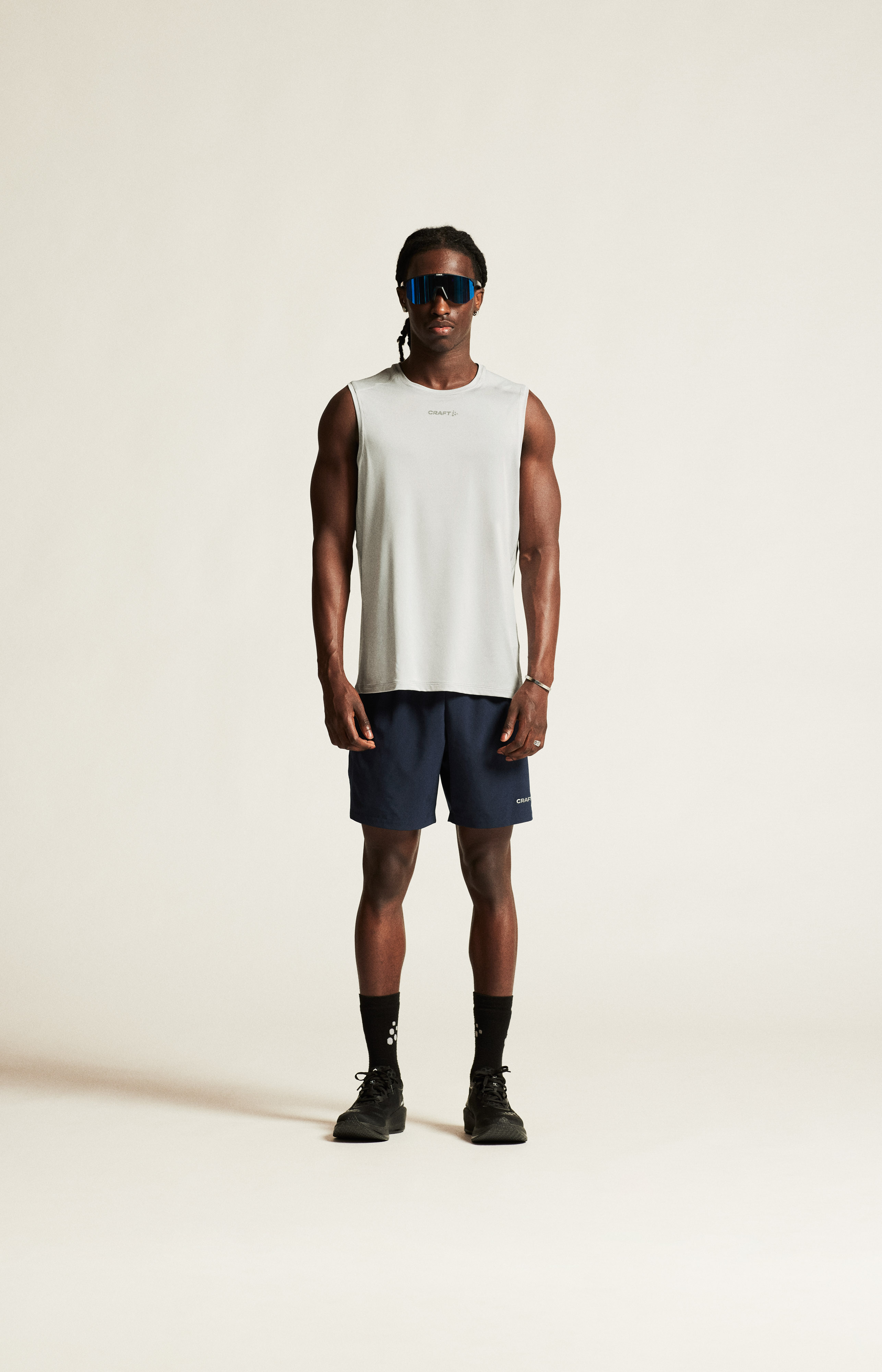CRAFT - Training Tank Top - Male - M - Grey - Craft Sportswear ADV Essence Sl Tee 2 M