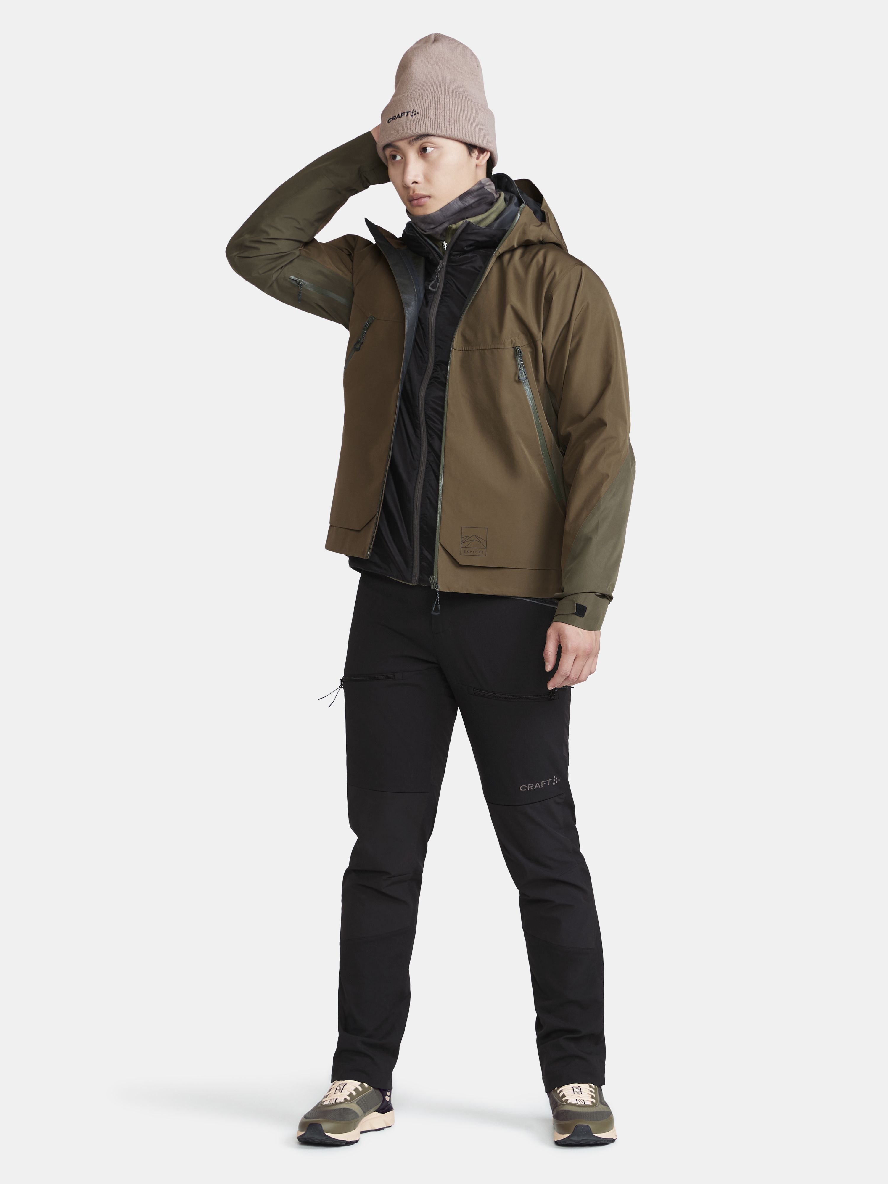CRAFT - Jacket - Male - 2XL - Black - Craft Sportswear ADV Explore Lightweight Jacket M