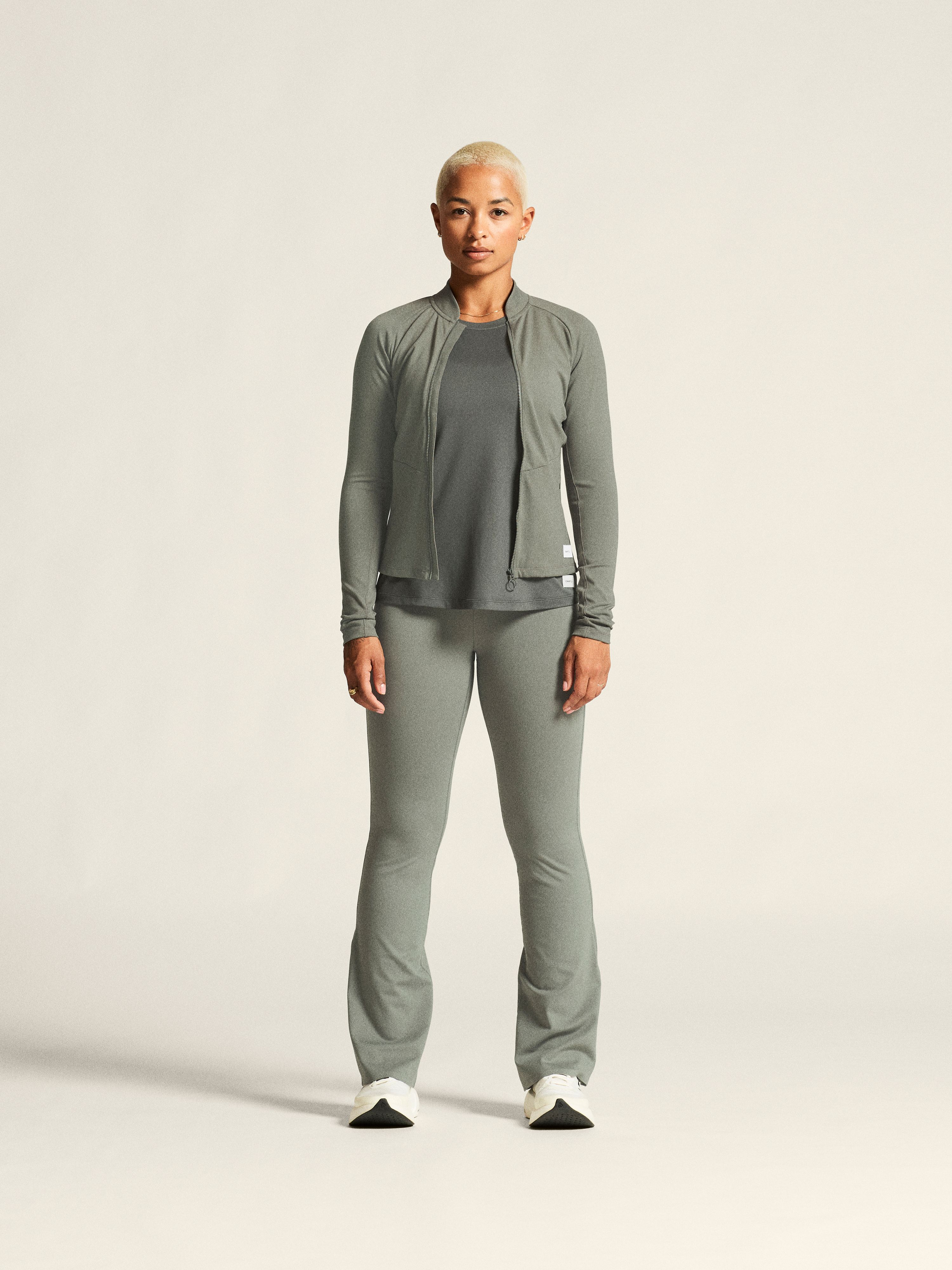 CRAFT - Training Sweater - Vrouw - S - Groen - Collective Zip Sweater W