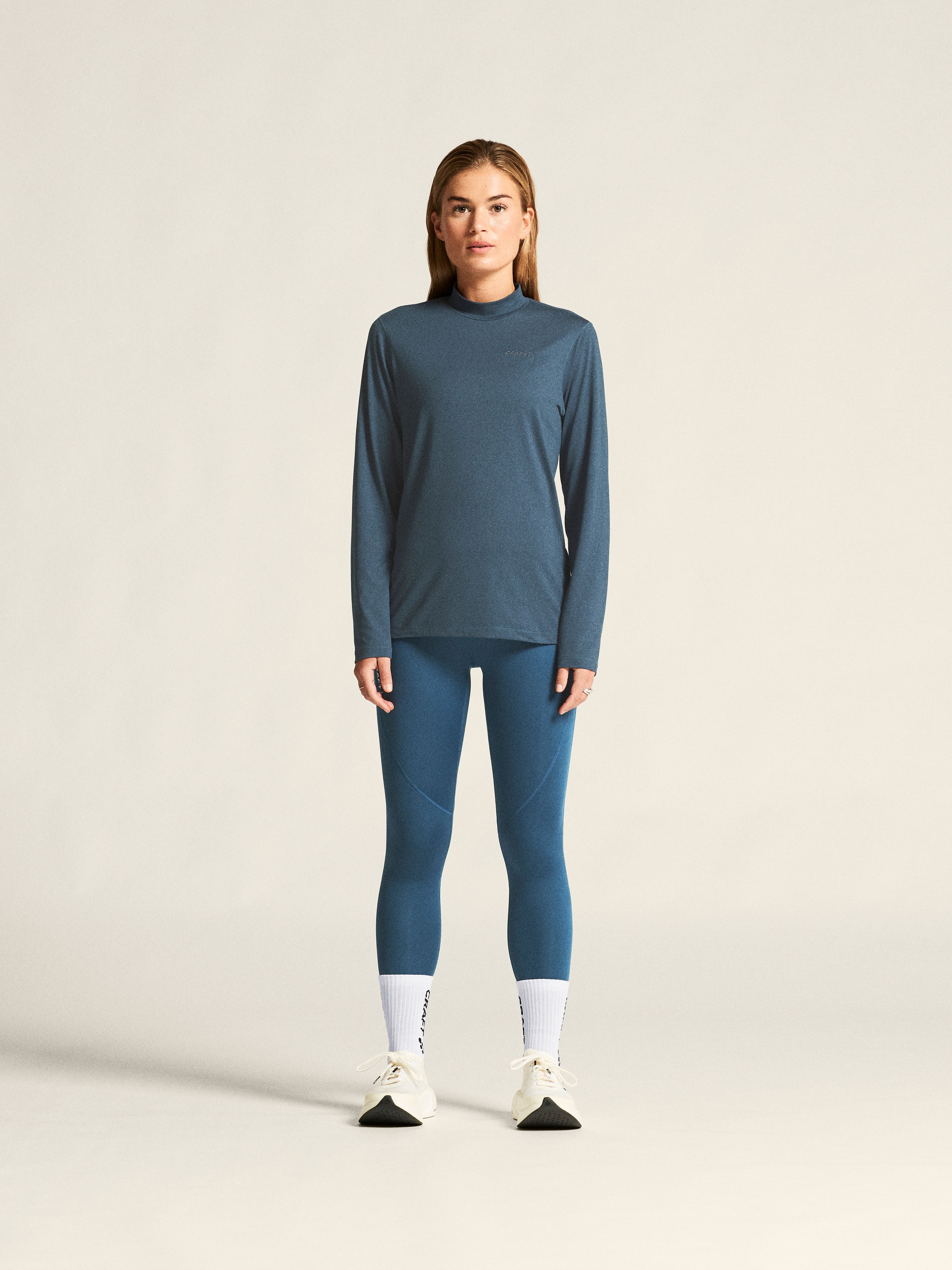 CRAFT - Basislaag jersey - Vrouw - S - Marineblauw - Flow MN LS W