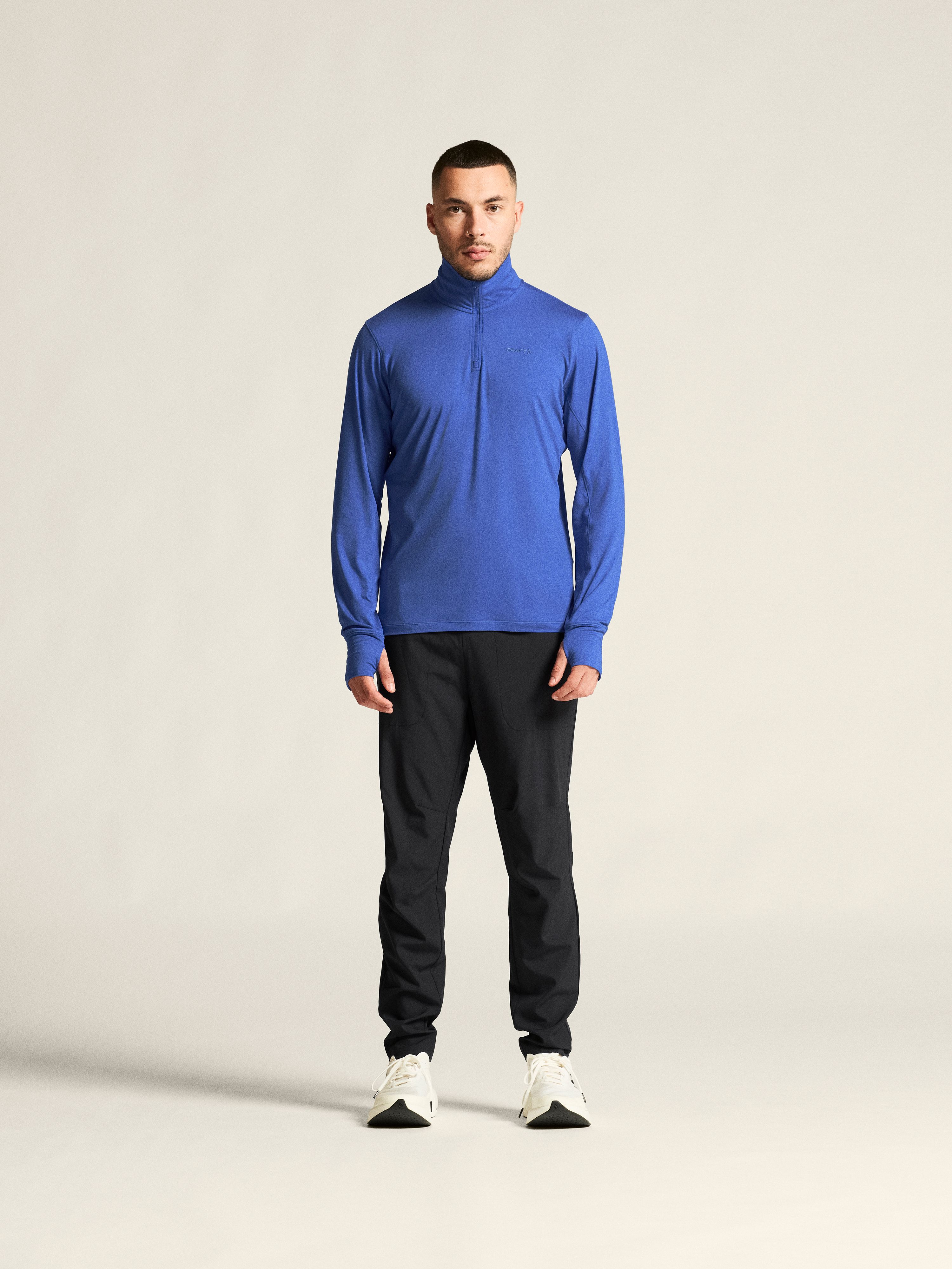 CRAFT - Baselayer Shirt - Male - XL - Blue - Craft Sportswear Flow HZ LS M