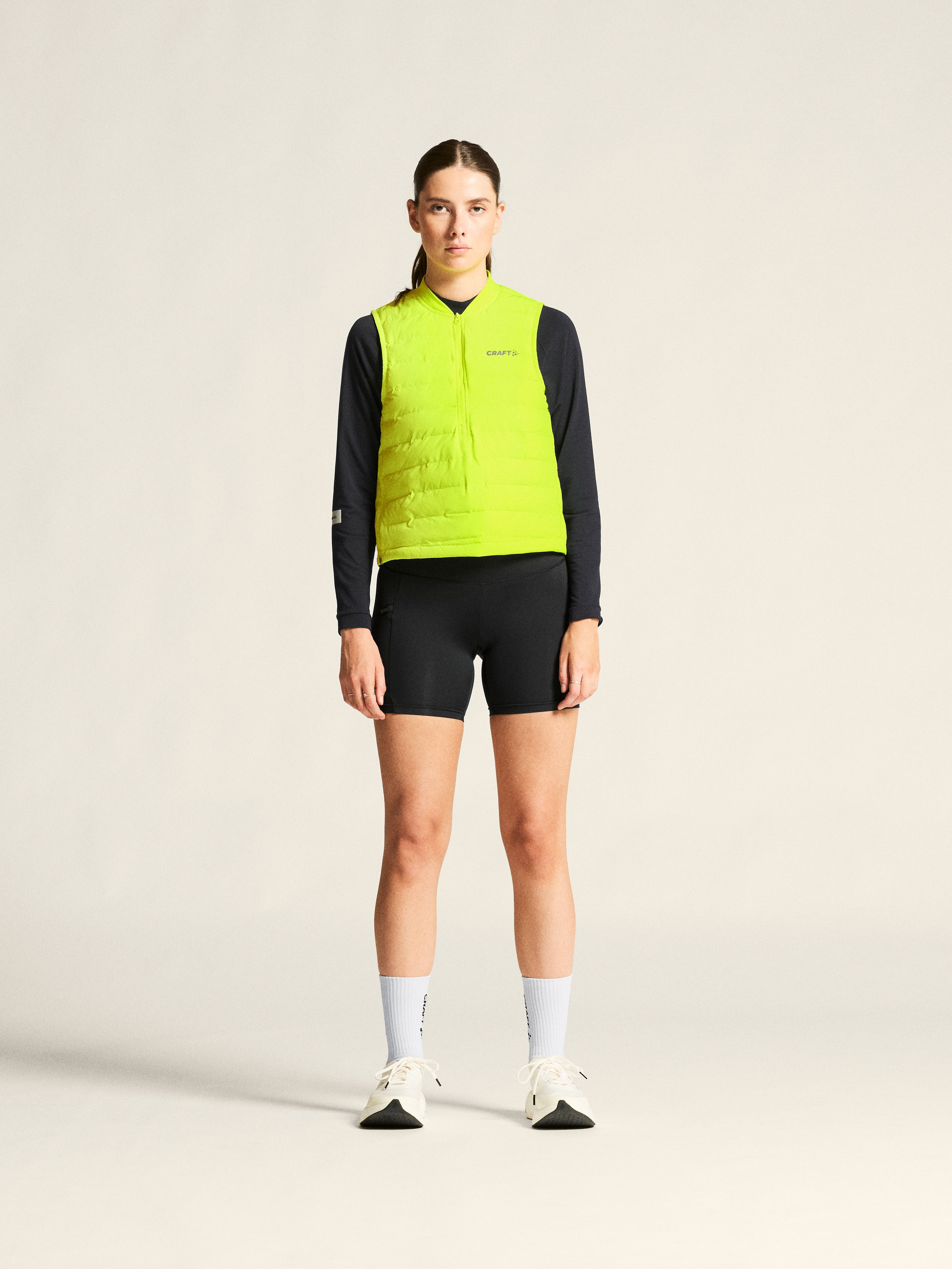 CRAFT - Running Vest - Female - XL - Yellow - Craft Sportswear SubZ Vest 5 W