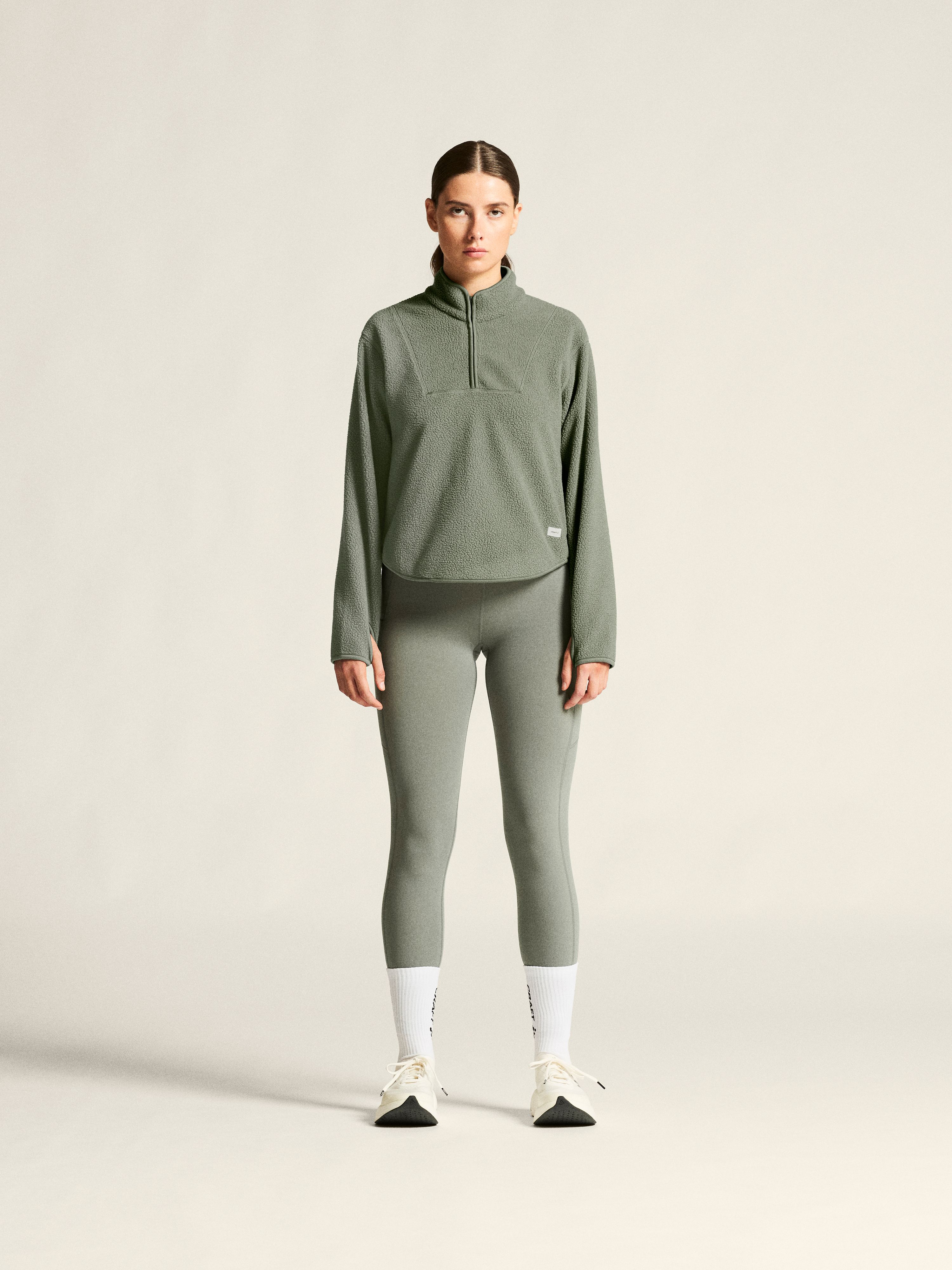 CRAFT - Fleece Jacket - Female - M - Green - Craft Sportswear Join Pile Fleece HZ W