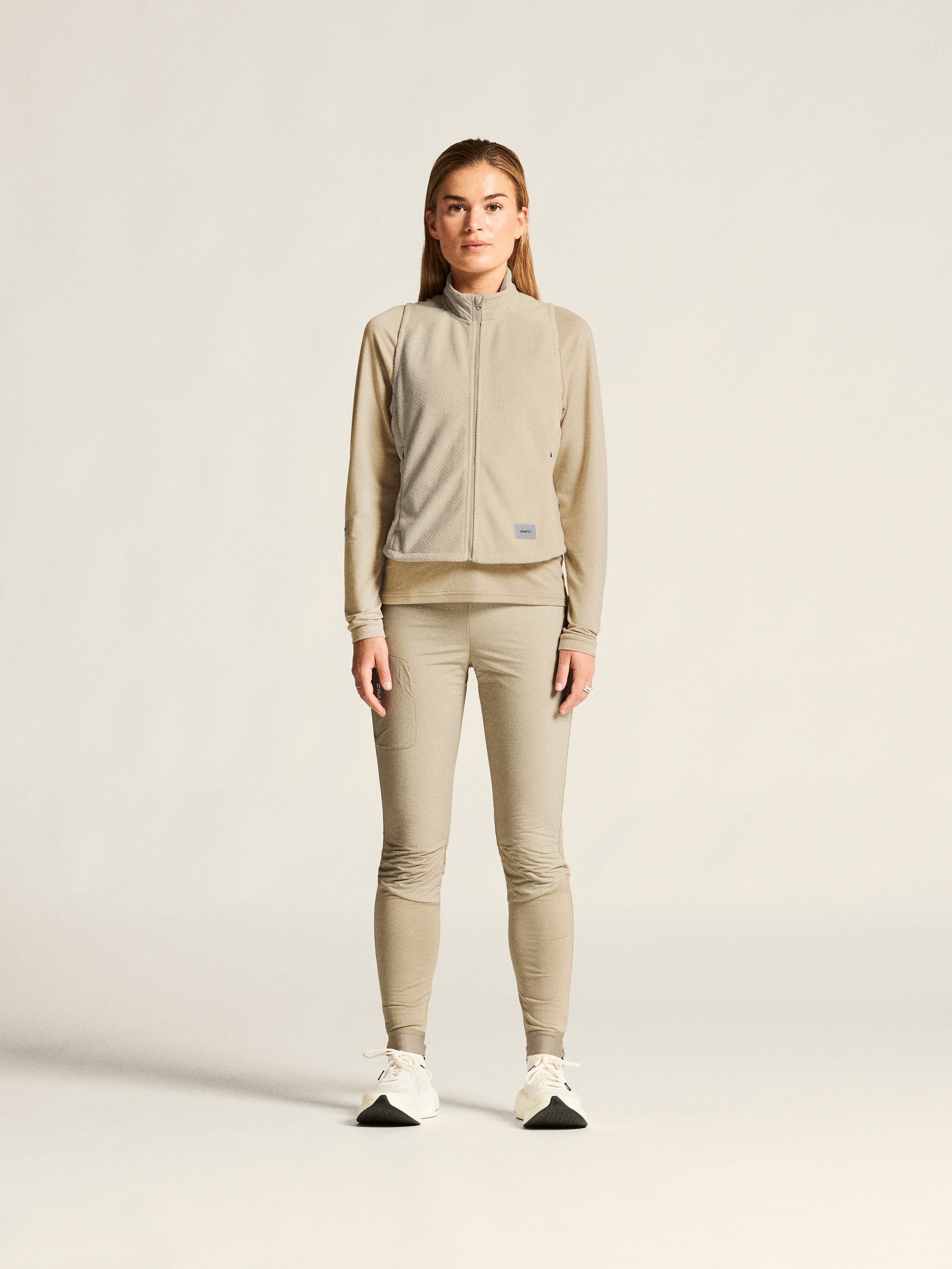 CRAFT - Hardloopbroek - Vrouw - L - Beige - SubZ Light Tights W