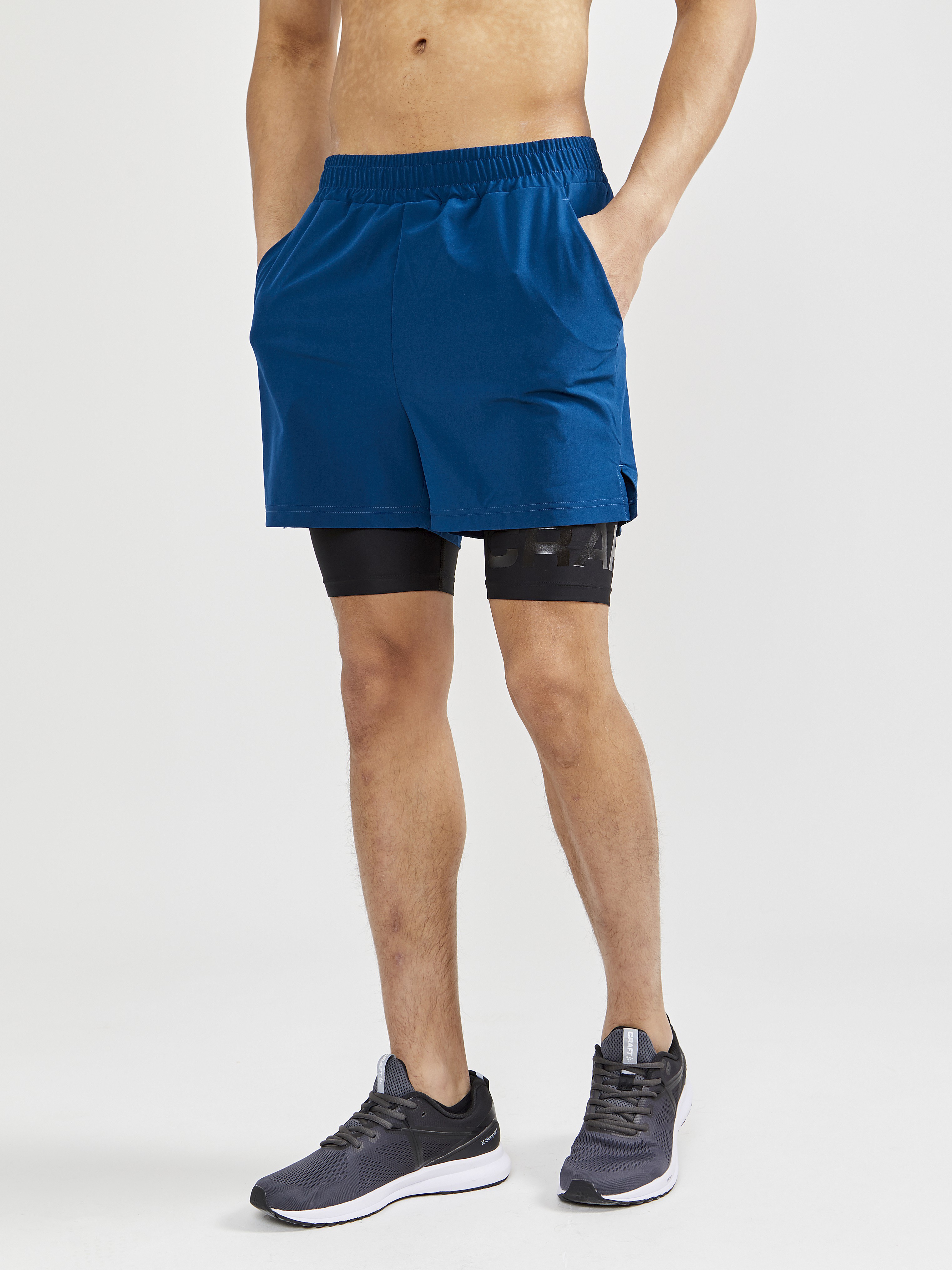 CRAFT - ADV Charge 2-in-1 Shorts  - Shorts -  | Blue | XXL - for running