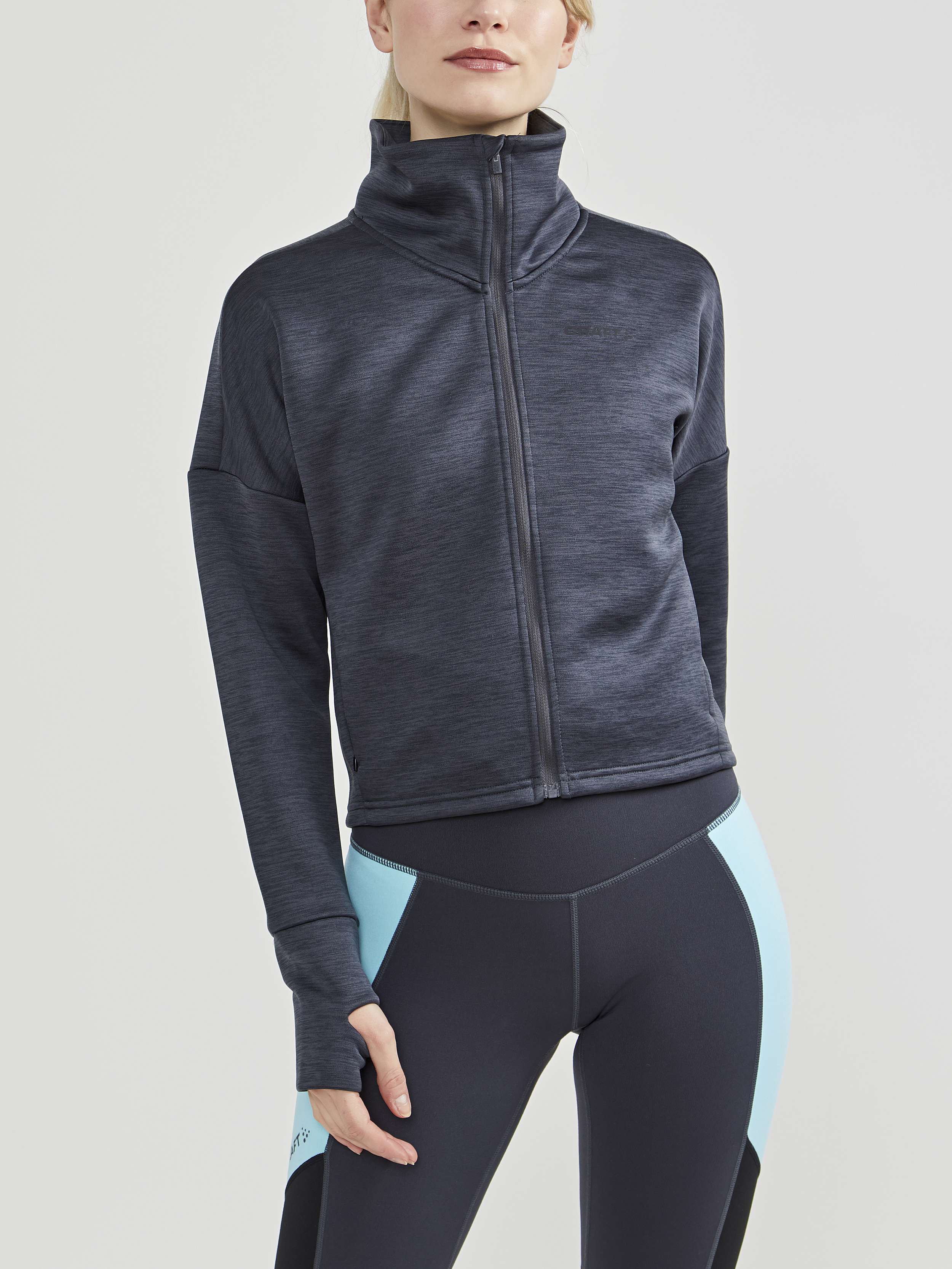 CRAFT - Training Jacket - Female - L - Grey - Craft Sportswear ADV Charge Sweat Jacket W
