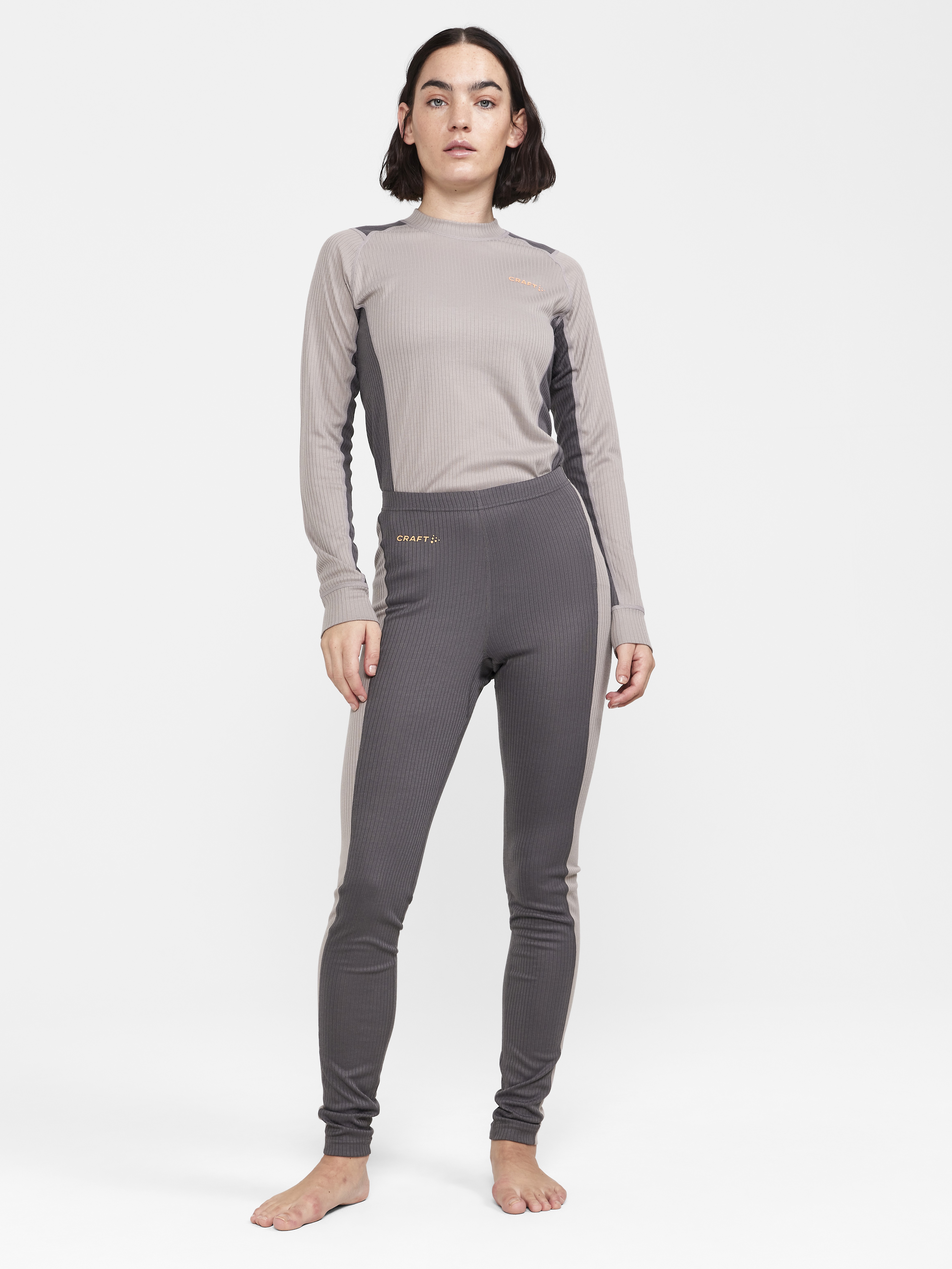 CRAFT - Basislaag set - Vrouw - M - Beige - CORE Dry Baselayer Set W