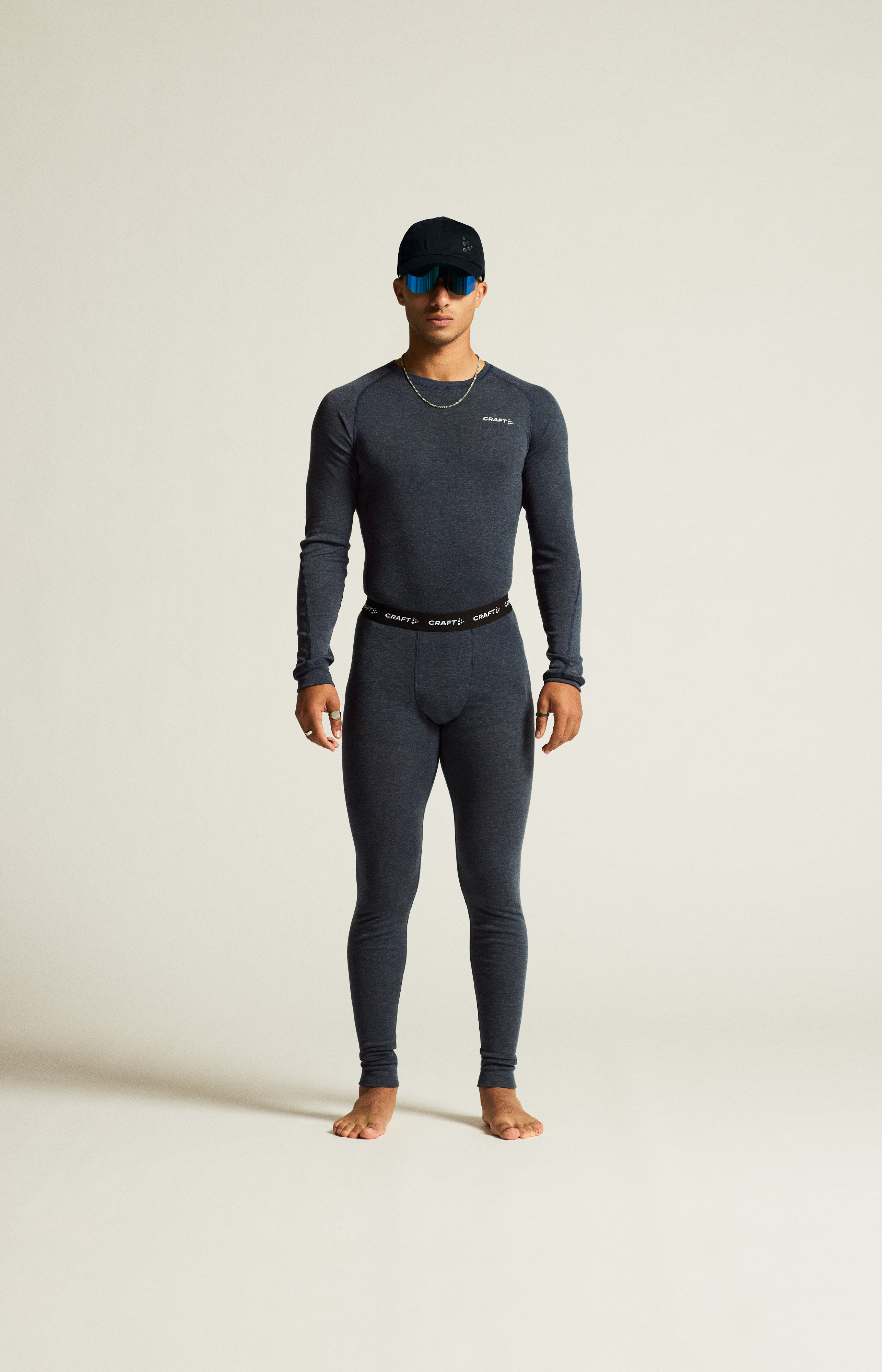 CRAFT - Baselayer Set - Male - XL - Blue - Craft Sportswear CORE Wool Merino Set M