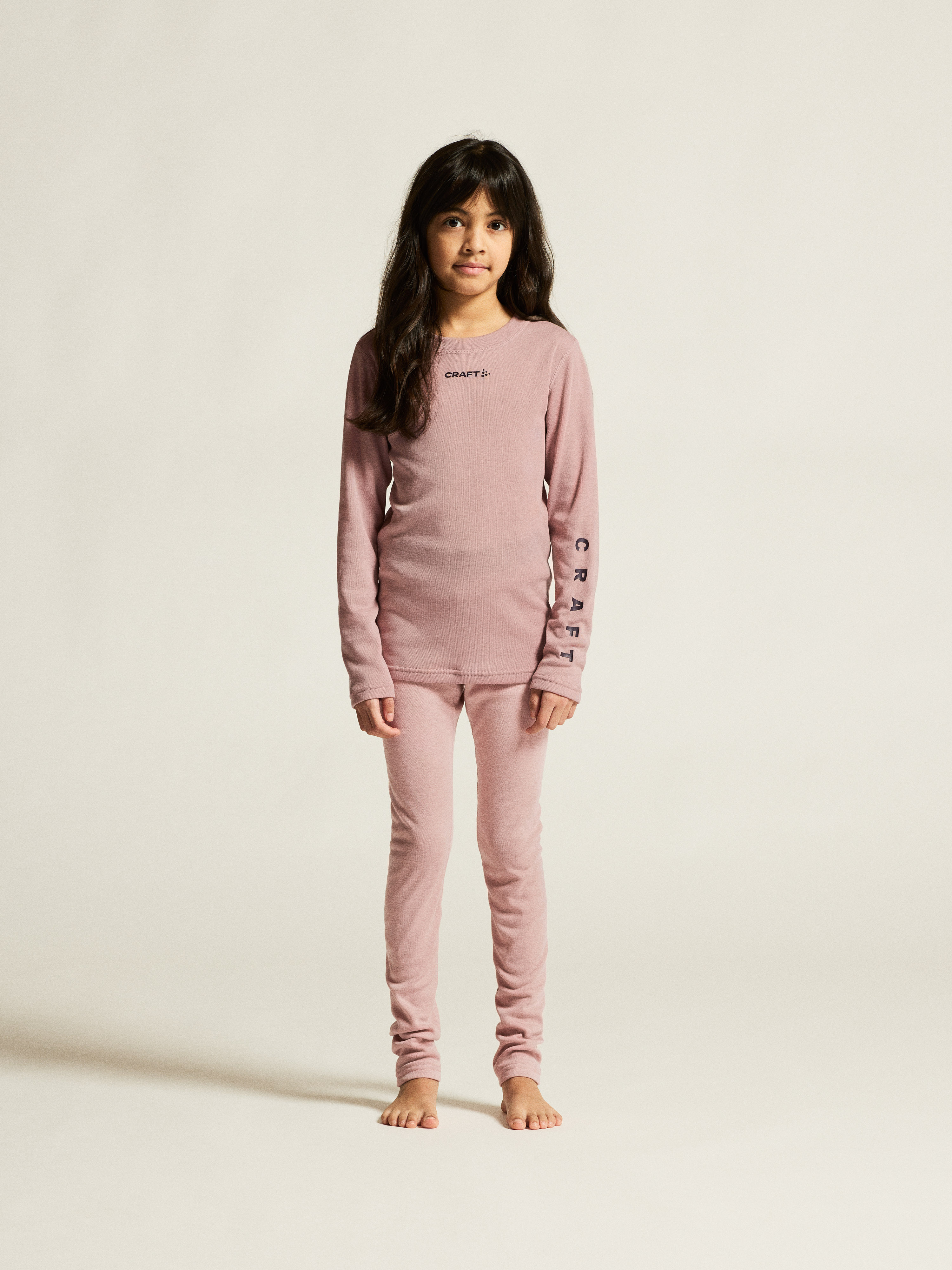 CRAFT - Basislaag set - Junior - 74/80 - Roze - CORE Warm Baselayer Set J