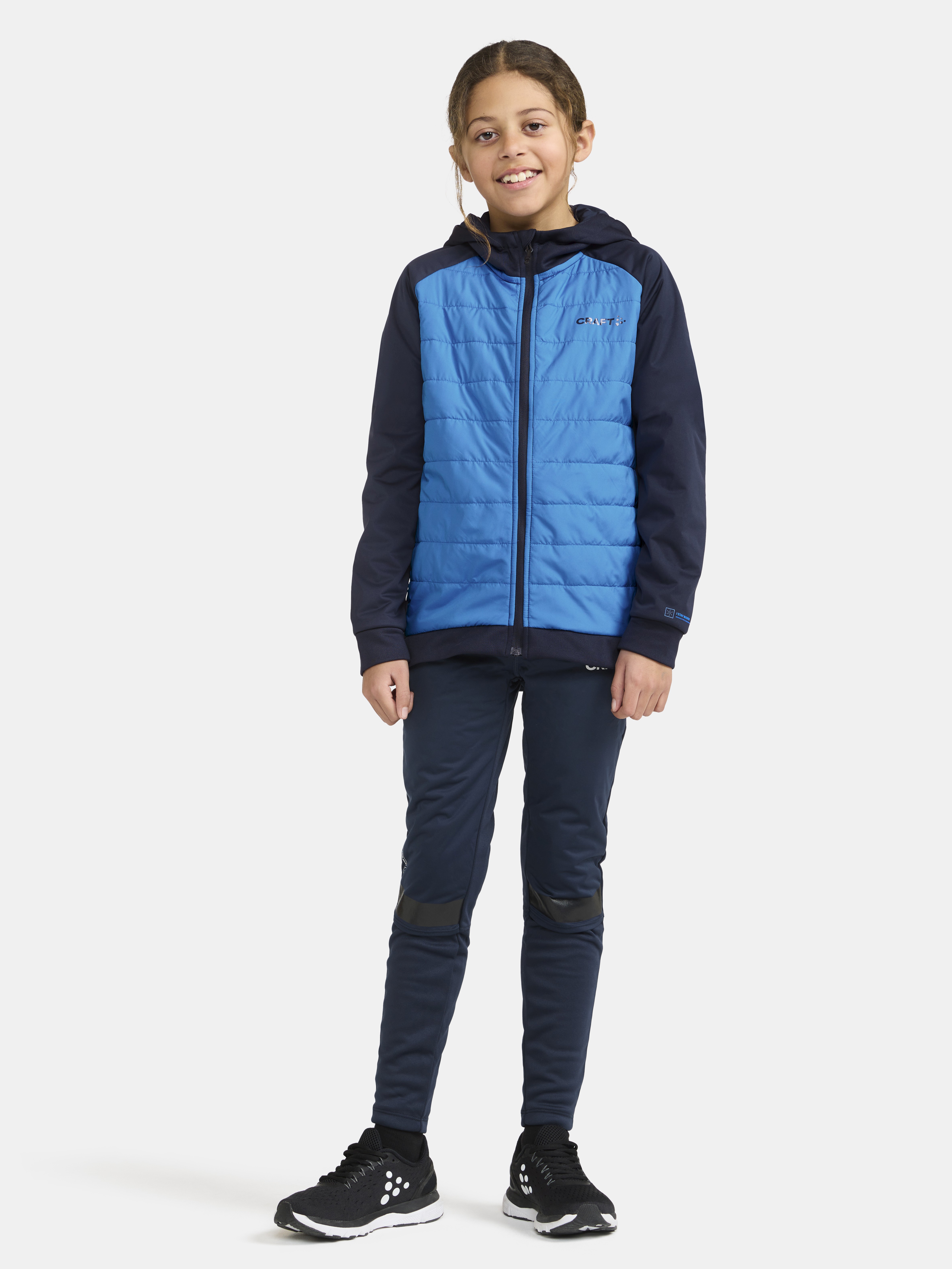 CRAFT - Ski-jas - Junior - 146/152 - Marineblauw - ADV Insulate XC Hood Jacket Jr